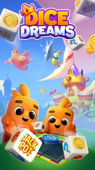 Dice Dreams™️ MOD APK — Безлимитные броски и награды — скриншот 1 Dice Dreams™️ MOD APK — Безлимитные броски и награды — скриншот 1