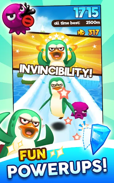 Super Penguins — Взломанная версия (Безлимитные монеты и жизни) — скриншот 4