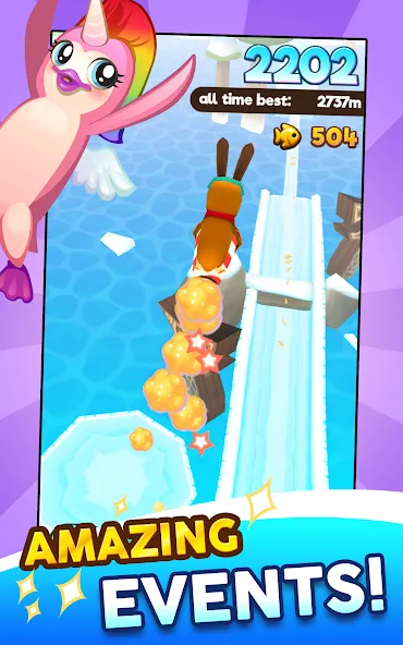 Super Penguins — Взломанная версия (Безлимитные монеты и жизни) — скриншот 5