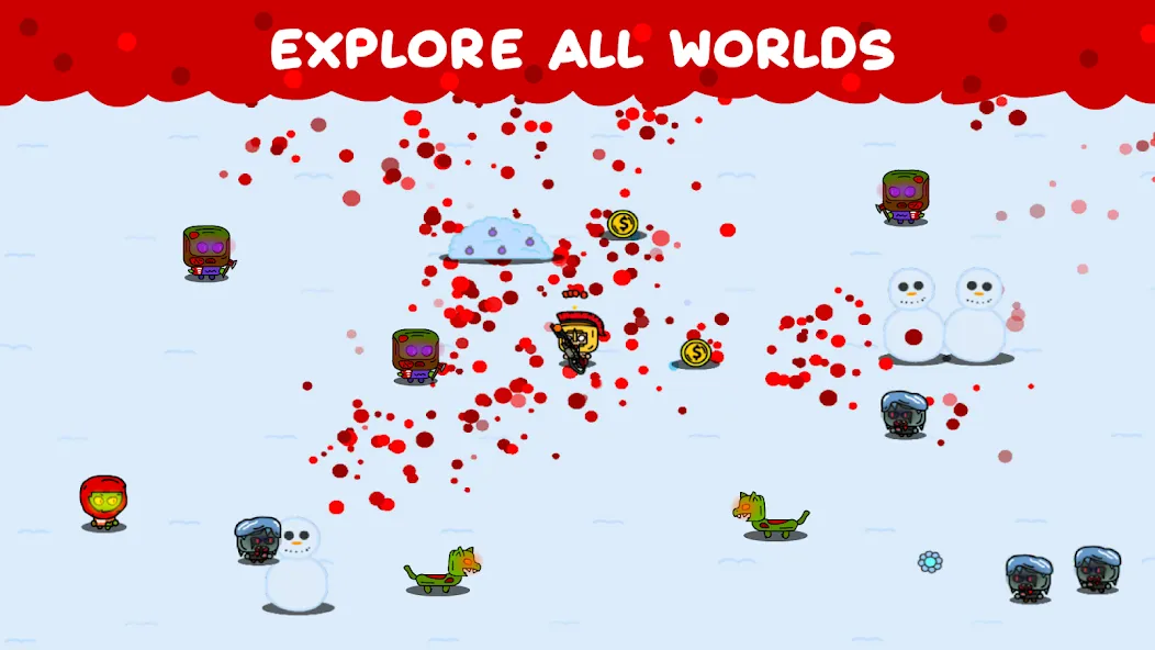 Скачать Zombie Loop - Shooter survival с модом — Безлимитные патроны и здоровье — скриншот 2