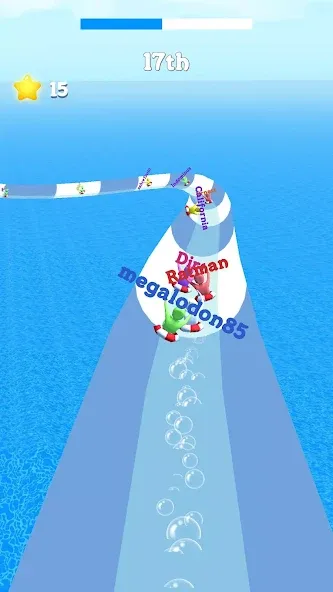 Waterpark Super Slide MOD — Безлимитные деньги и все горки открыты на Андроид — скриншот 3