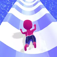 Waterpark Super Slide MOD — Безлимитные деньги и все горки открыты на Андроид