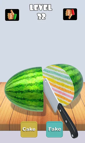 Скачать Cake or Fake Challenge! MOD APK — Открыты все торты и уровни — скриншот 3