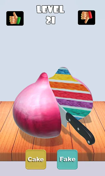 Скачать Cake or Fake Challenge! MOD APK — Открыты все торты и уровни — скриншот 4