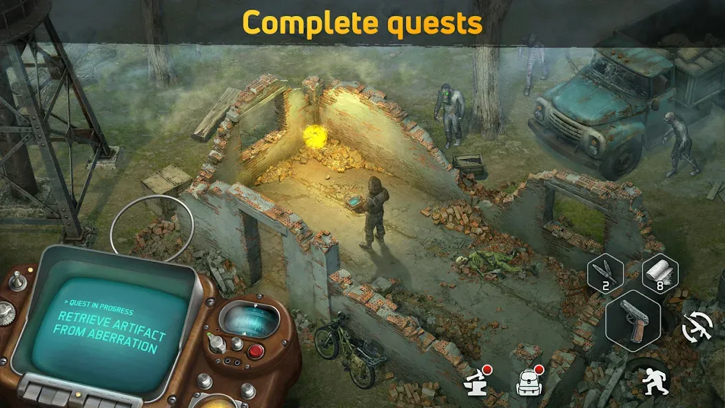 Скачать Dawn of Zombies: Survival Game на телефон — Безлимитные ресурсы и оружие — скриншот 5