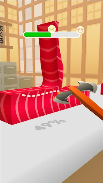 Скачать Sushi Roll 3D - Cooking ASMR на Андроид — Безлимитные деньги и все рецепты — скриншот 5