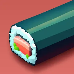 Скачать Sushi Roll 3D - Cooking ASMR на Андроид — Безлимитные деньги и все рецепты