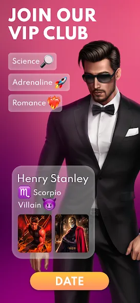 Скачать Love Sparks: Dating Sim (Мод: Безлимитные деньги и энергия) на Андроид — скриншот 1