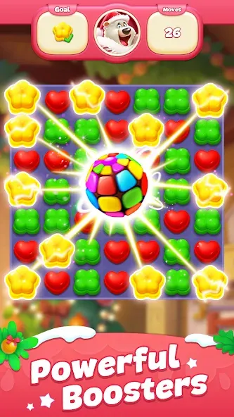 Sweet Candy Match: Puzzle Game на Андроид — Безлимитные ходы и подсказки — скриншот 2 Sweet Candy Match: Puzzle Game на Андроид — Безлимитные ходы и подсказки — скриншот 2