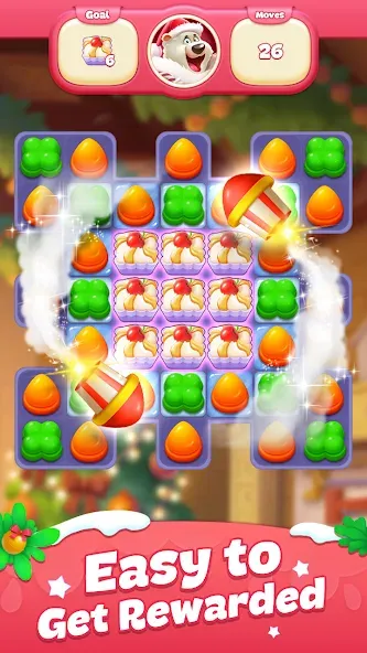 Sweet Candy Match: Puzzle Game на Андроид — Безлимитные ходы и подсказки — скриншот 3 Sweet Candy Match: Puzzle Game на Андроид — Безлимитные ходы и подсказки — скриншот 3