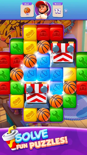 Скачать Subway Surfers Blast на Android — Безлимитные монеты и энергия — скриншот 4