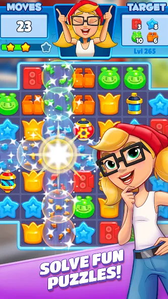 Subway Surfers Match MOD APK — Безлимитные монеты и бустеры — скриншот 1