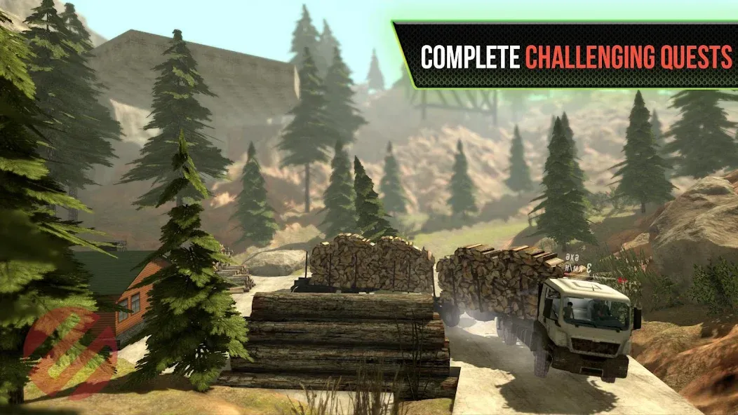 Truck Simulator OffRoad 4 (Мод Безлимитные деньги и топливо) — скриншот 4 Truck Simulator OffRoad 4 (Мод Безлимитные деньги и топливо) — скриншот 4