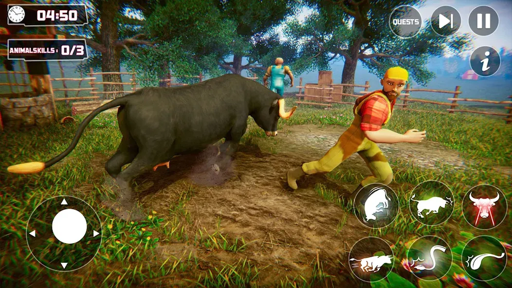 Взломанная Scary Cow Simulator Rampage на Андроид — Безлимитные деньги и яростный режим — скриншот 5