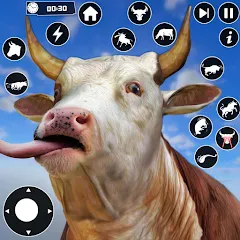 Взломанная Scary Cow Simulator Rampage на Андроид — Безлимитные деньги и яростный режим