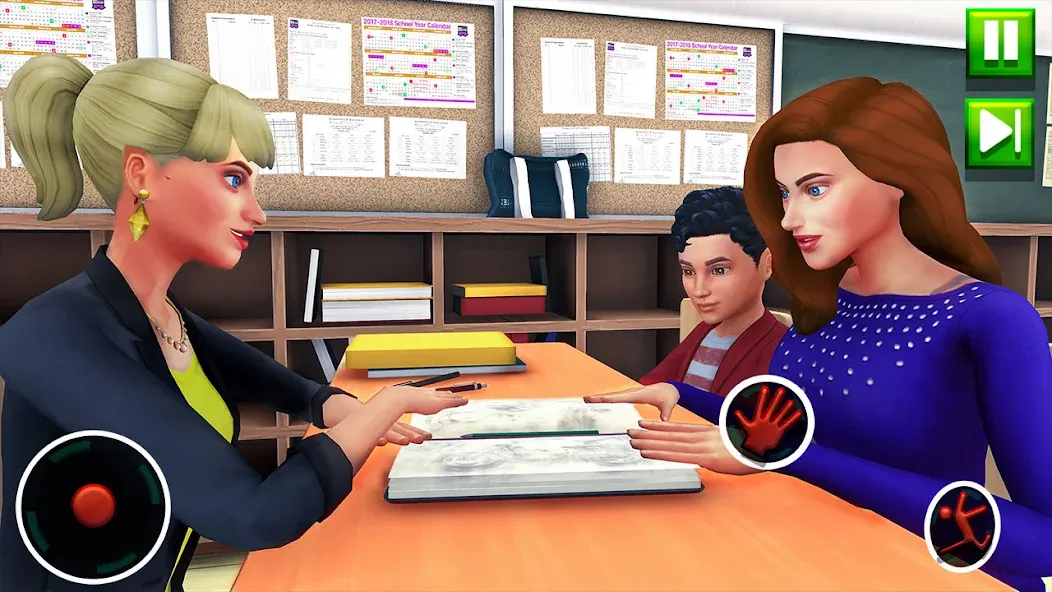 High School Teacher Sim Games MOD — Безлимитные деньги и всё открыто на Андроид — скриншот 3