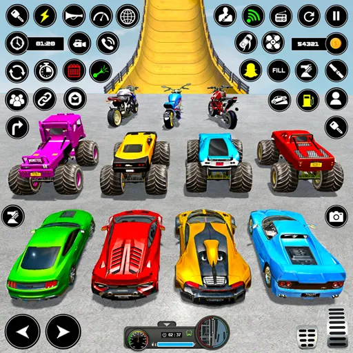 Скачать Crazy Ramp Car Stunt Master 3D на Android — Безлимитные деньги и все машины открыты — скриншот 2 Скачать Crazy Ramp Car Stunt Master 3D на Android — Безлимитные деньги и все машины открыты — скриншот 2