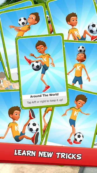 Скачать Kickerinho (Мод: Безлимитные деньги и открытые уровни) на Андроид — скриншот 3