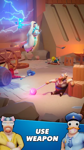 Скачать Gang Battle Party: Animals 3D на Android — Безлимитные деньги и персонажи — скриншот 2