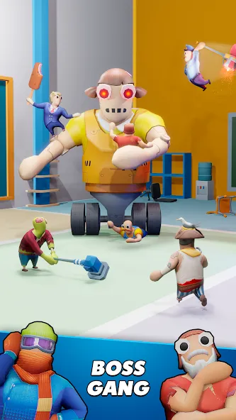 Скачать Gang Battle Party: Animals 3D на Android — Безлимитные деньги и персонажи — скриншот 3