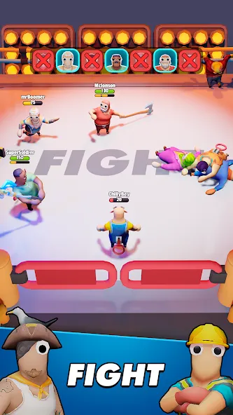 Скачать Gang Battle Party: Animals 3D на Android — Безлимитные деньги и персонажи — скриншот 4