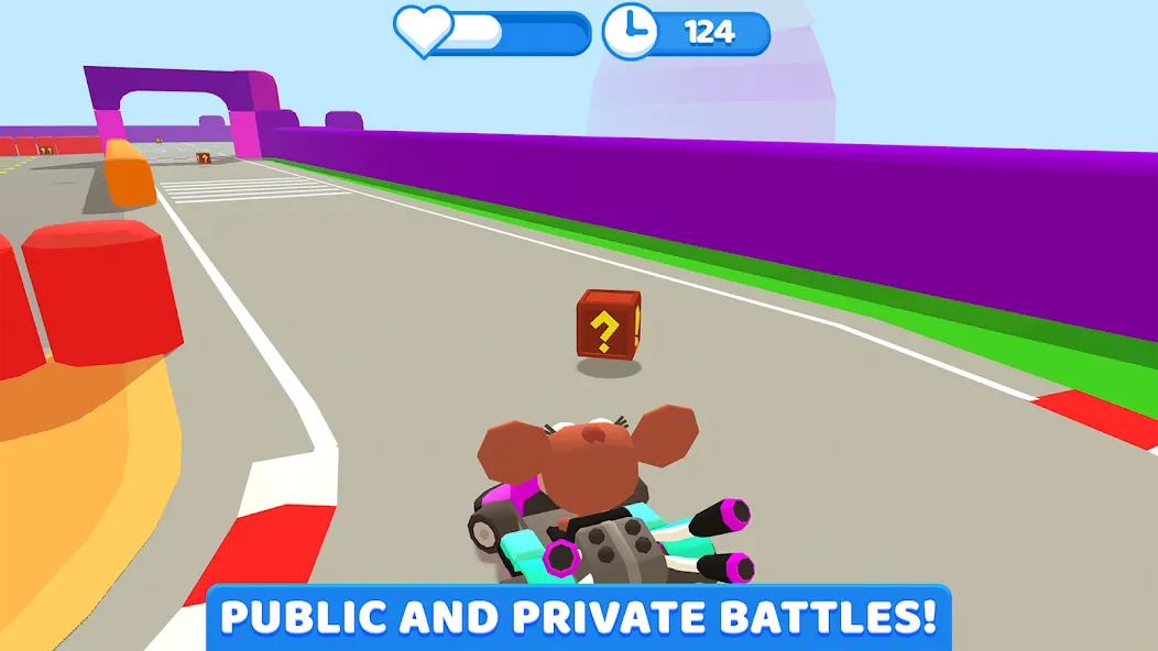 Скачать взломанную SmashKarts.io — Безлимитные монеты и турбоускорение — скриншот 4