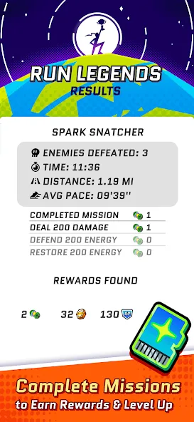 Run Legends: Make fitness fun! MOD — Все тренировки разблокированы на Андроид — скриншот 3 Run Legends: Make fitness fun! MOD — Все тренировки разблокированы на Андроид — скриншот 3