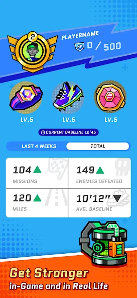 Run Legends: Make fitness fun! MOD — Все тренировки разблокированы на Андроид — скриншот 4 Run Legends: Make fitness fun! MOD — Все тренировки разблокированы на Андроид — скриншот 4