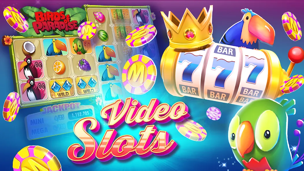 MundiGames: Bingo Slots Casino Mod APK Безлимитные монеты и бесплатные вращения — Скачать на Андроид — скриншот 3