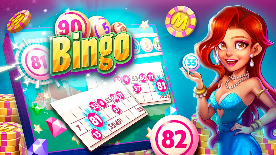 MundiGames: Bingo Slots Casino Mod APK Безлимитные монеты и бесплатные вращения — Скачать на Андроид — скриншот 4