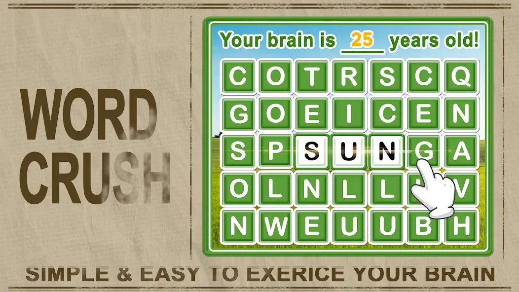 Скачать Word Crush - Fun Puzzle Game (Мод: Без рекламы и все уровни открыты) на Андроид — скриншот 1