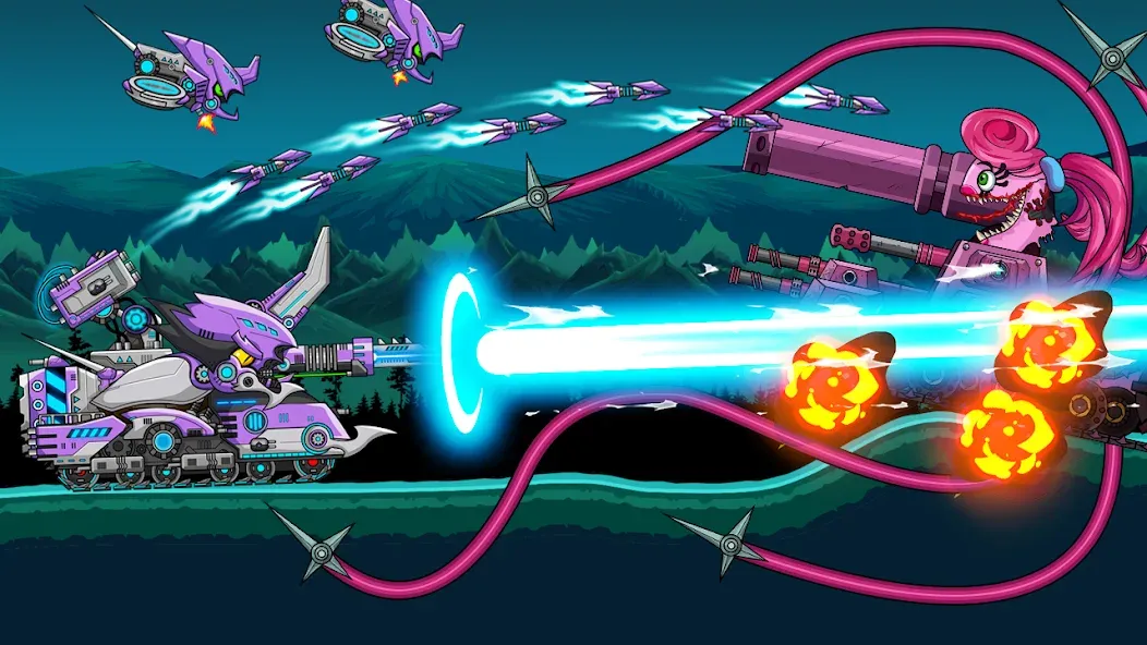 Tank Combat: War Battle MOD APK на Android — Безлимитные деньги и мощные танки — скриншот 2