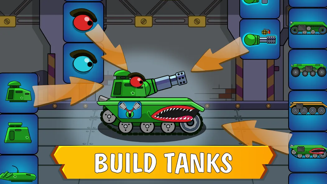 Скачать TankCraft – War Tank Battles с модом — Много денег и мощные танки — скриншот 1