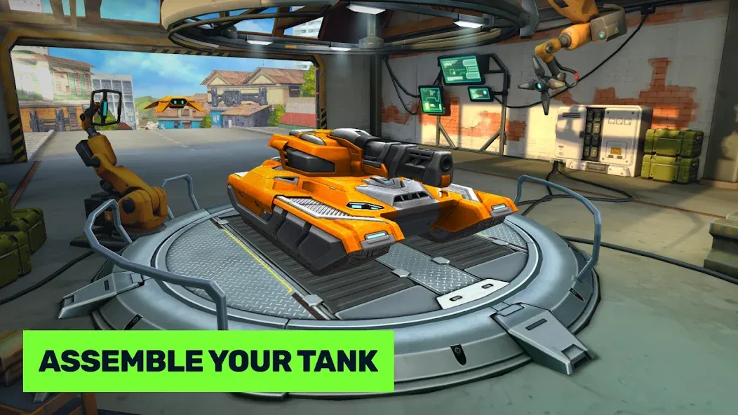 Скачать Tanki Online на телефон — Безлимитные кристаллы и улучшенная броня — скриншот 1
