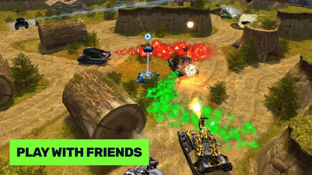 Скачать Tanki Online на телефон — Безлимитные кристаллы и улучшенная броня — скриншот 3