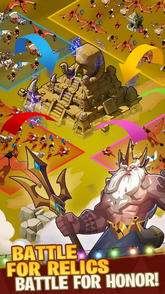 Скачать Brutal Age: Horde Invasion (Мод: Безлимитные ресурсы и ускоренное развитие) на Андроид — скриншот 5