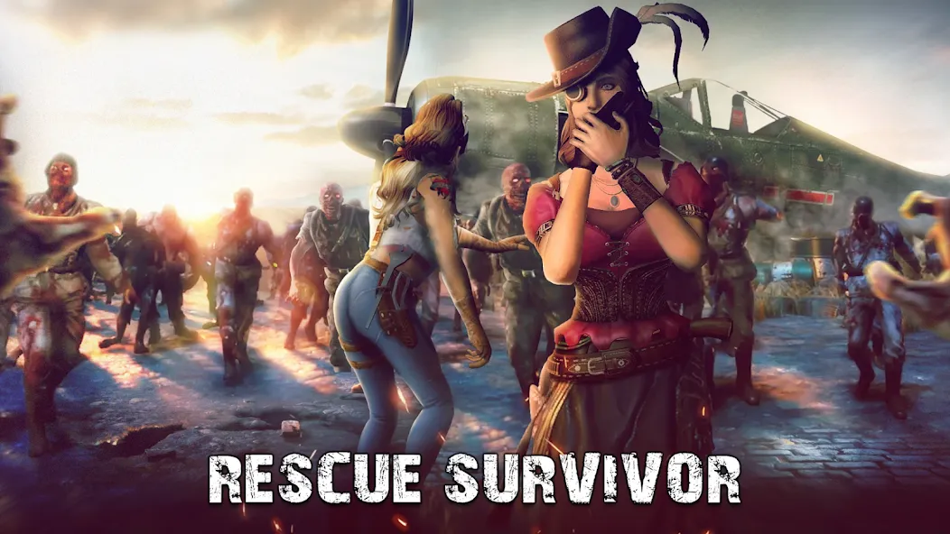 Dead Empire: Zombie War (Мод Много денег и ресурсов) — скриншот 4 Dead Empire: Zombie War (Мод Много денег и ресурсов) — скриншот 4