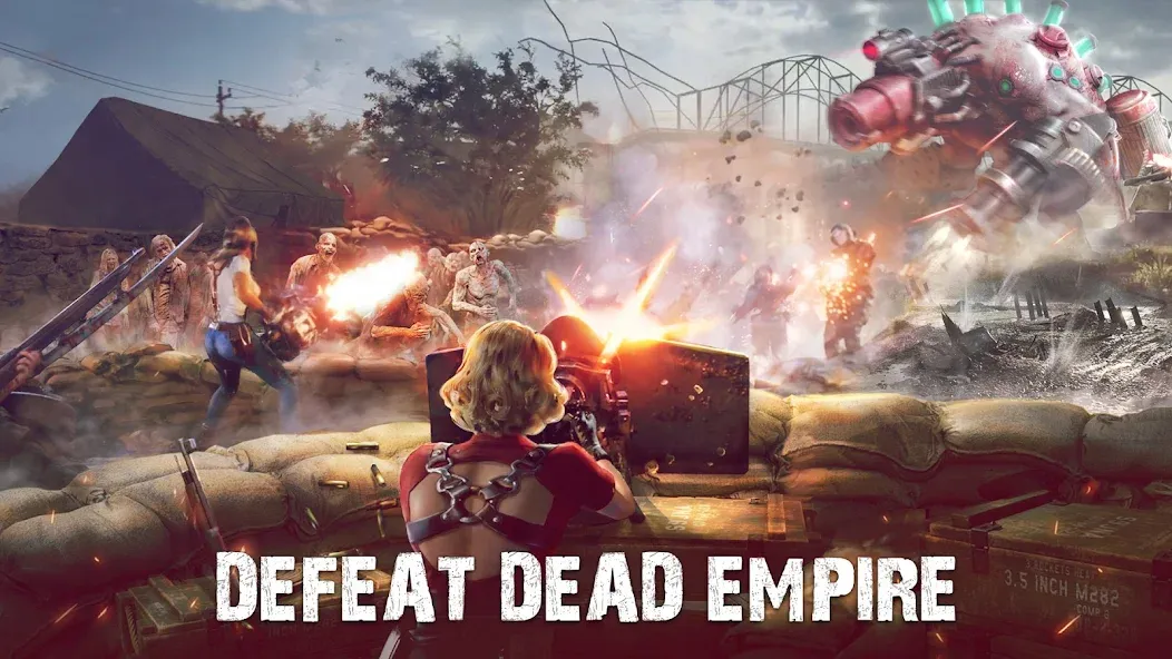 Dead Empire: Zombie War (Мод Много денег и ресурсов) — скриншот 5 Dead Empire: Zombie War (Мод Много денег и ресурсов) — скриншот 5