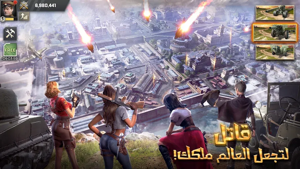 Kiss of War - قبلة الحرب MOD APK на Android — Безлимитные ресурсы и ускорение строительства — скриншот 5
