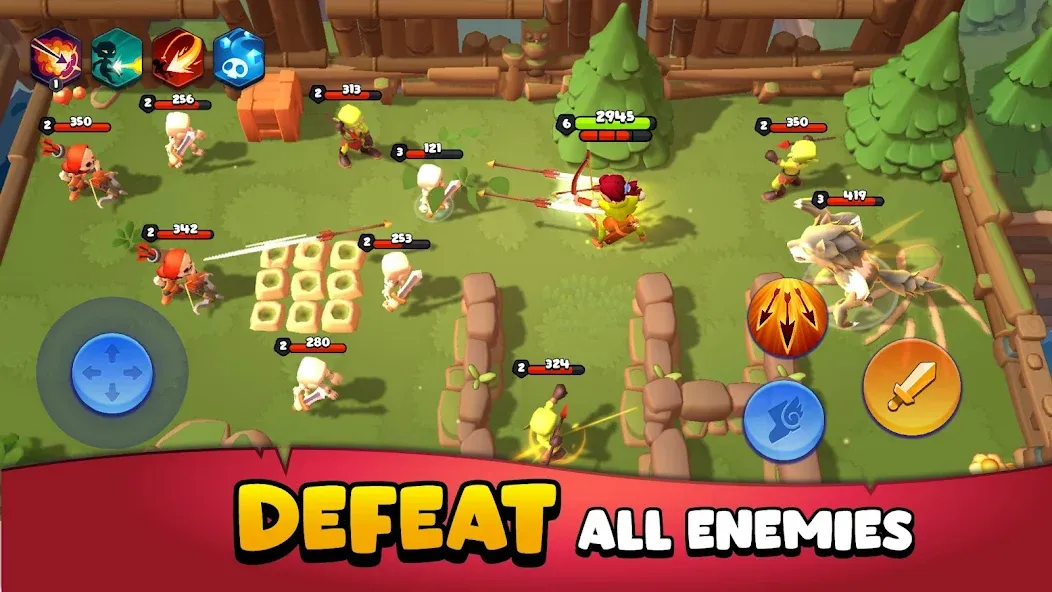 Loot Heroes: Fantasy co-op RPG MOD APK — Безлимитные монеты и усиленное снаряжение — скриншот 1 Loot Heroes: Fantasy co-op RPG MOD APK — Безлимитные монеты и усиленное снаряжение — скриншот 1