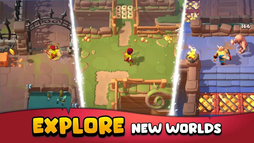 Loot Heroes: Fantasy co-op RPG MOD APK — Безлимитные монеты и усиленное снаряжение — скриншот 2 Loot Heroes: Fantasy co-op RPG MOD APK — Безлимитные монеты и усиленное снаряжение — скриншот 2