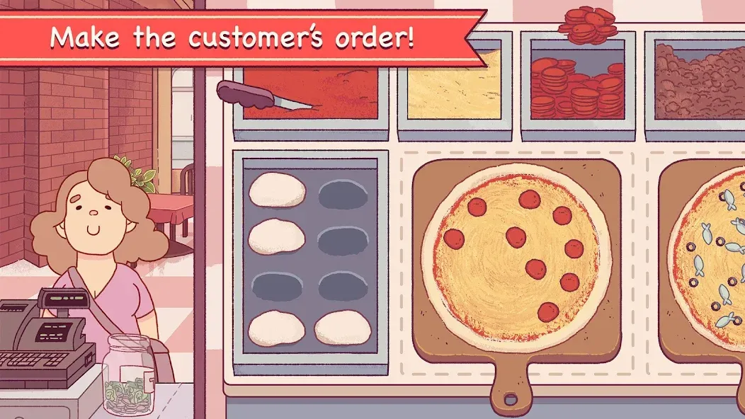 Скачать Good Pizza, Great Pizza MOD APK — Безлимитные деньги и ресурсы — скриншот 2 Скачать Good Pizza, Great Pizza MOD APK — Безлимитные деньги и ресурсы — скриншот 2