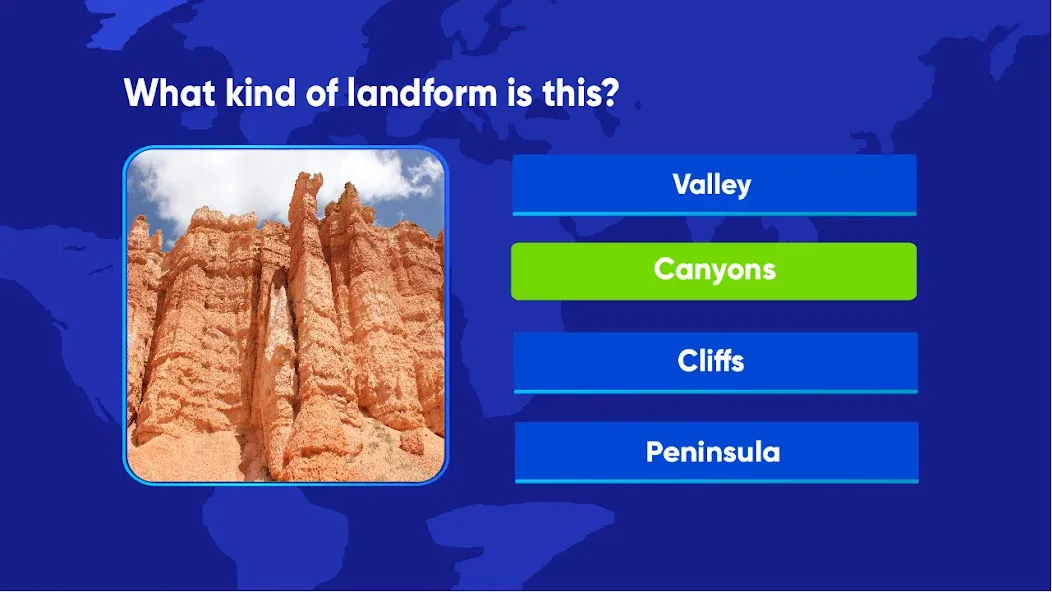 Скачать Geo Quiz: World Geo Trivia (Мод: Открыты все страны и регионы) на Андроид — скриншот 5 Скачать Geo Quiz: World Geo Trivia (Мод: Открыты все страны и регионы) на Андроид — скриншот 5