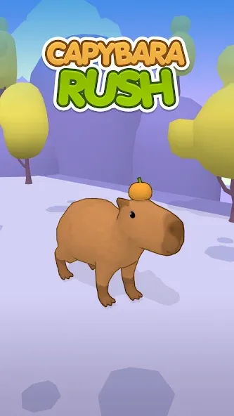 Взломанная Capybara Rush на Андроид — Много монет и бонусов — скриншот 1