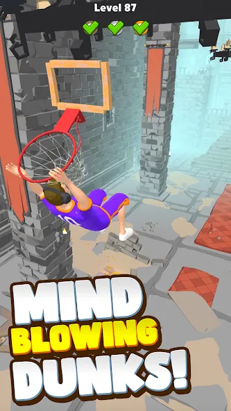 Скачать Hoop World: Flip Dunk Game 3D — Модификация Безлимитные деньги и все уровни открыты — скриншот 2 Скачать Hoop World: Flip Dunk Game 3D — Модификация Безлимитные деньги и все уровни открыты — скриншот 2