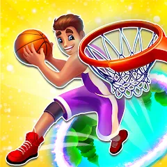 Скачать Hoop World: Flip Dunk Game 3D — Модификация Безлимитные деньги и все уровни открыты