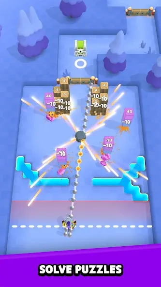 Pinbo Quest MOD APK — Много монет и бонусов — скриншот 2 Pinbo Quest MOD APK — Много монет и бонусов — скриншот 2