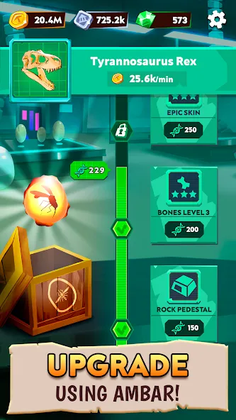 Dino Quest 2: Dinosaur Fossil — Взломанная версия (Безлимитные монеты и все раскопки открыты) — скриншот 5