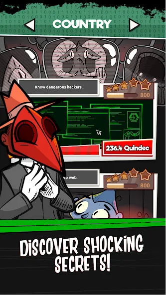 Взлом Into the Deep Web: Idle Game — Безлимитные деньги и ресурсы — скриншот 2