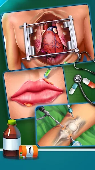 Surgery Doctor Simulator Games MOD — Все операции разблокированы на Андроид — скриншот 4 Surgery Doctor Simulator Games MOD — Все операции разблокированы на Андроид — скриншот 4